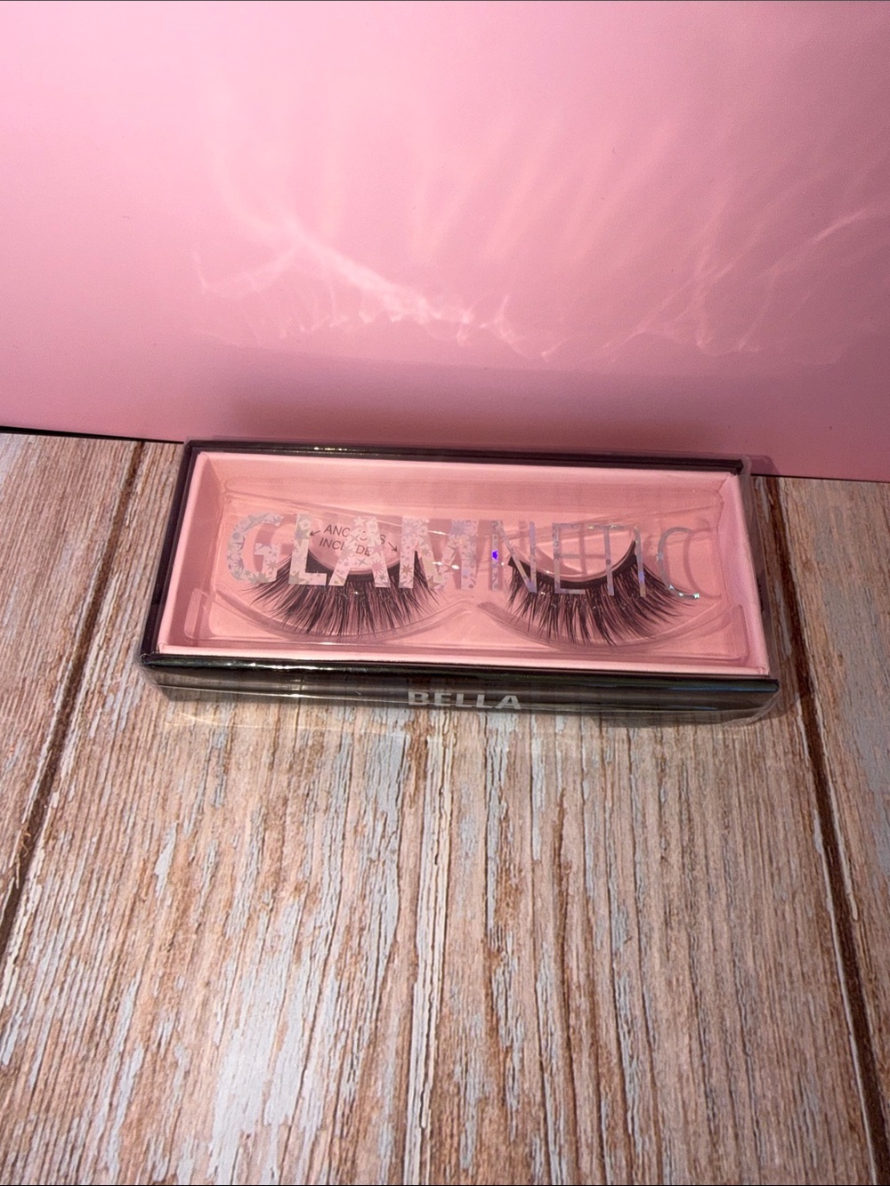 Bella Glam Lashes — Pink False Eyelashes for Dramatic Volume